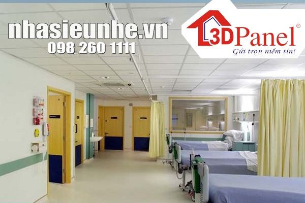 nh&agrave; lắp gh&eacute;p l&agrave;m bệnh viện