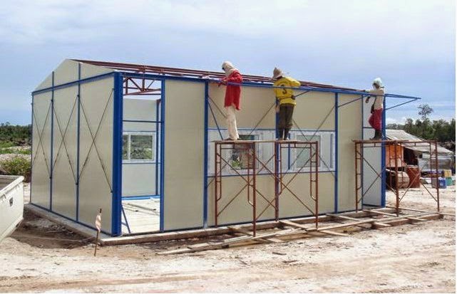 nh&agrave; lắp gh&eacute;p t&ocirc;n xốp 1 tầng