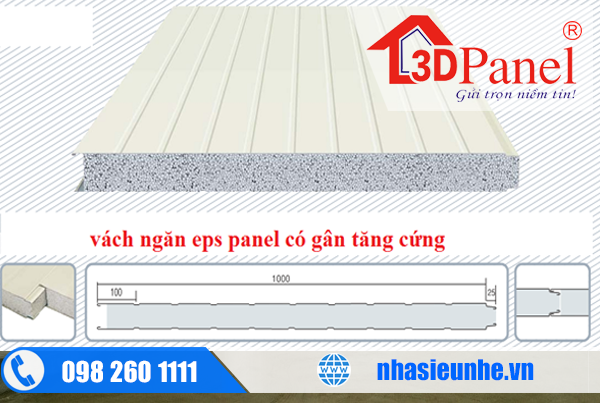 V&aacute;ch ngăn lắp gh&eacute;p tấm panel 3D 