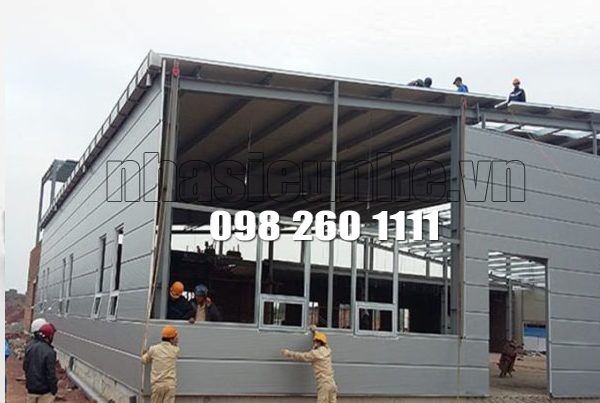 Thiết kế và thi công nhà thép lắp ghép
